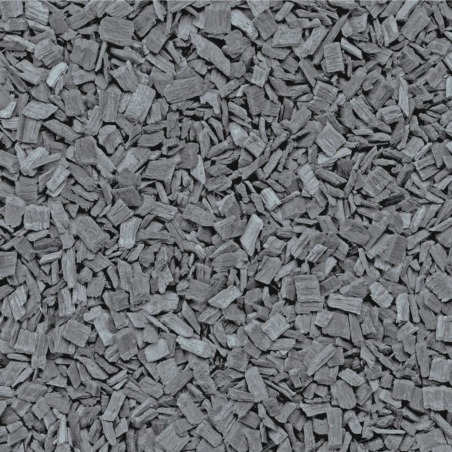 GALAMIO Holzhackschnitzel Grau – Textur-Nahaufnahme